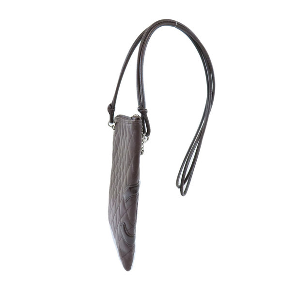 Chanel Cambon Line Coco Mark Silver Hardware Shoulder Bag Lambskin - Picture 3 of 9